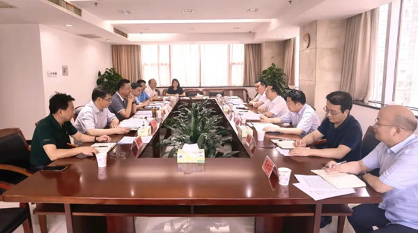 省地质院党委书记谈文胜带队到省财政厅专题汇报会商工作