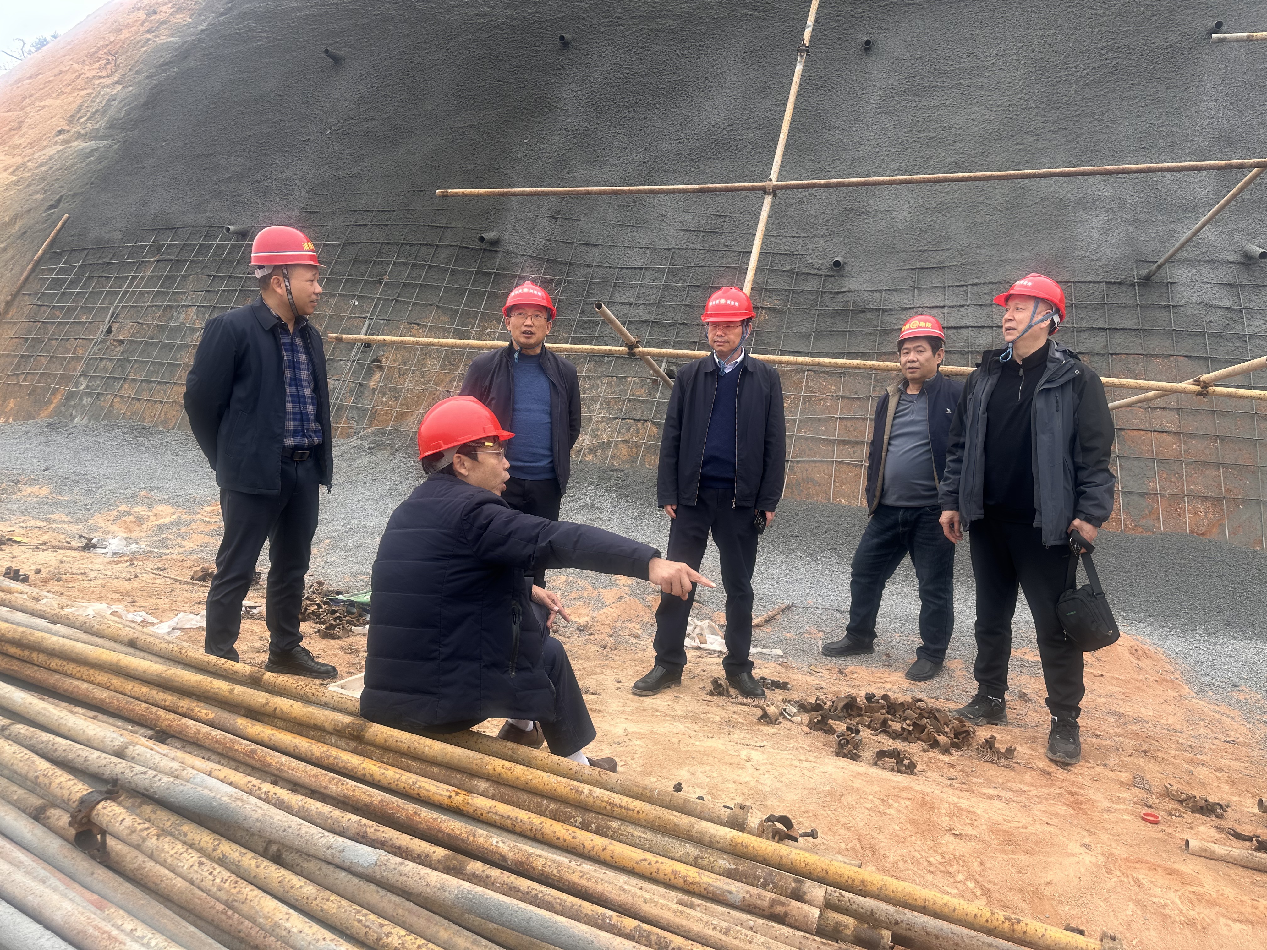 李颖率队深入资兴项目开展岁末年初安全生产专项检查