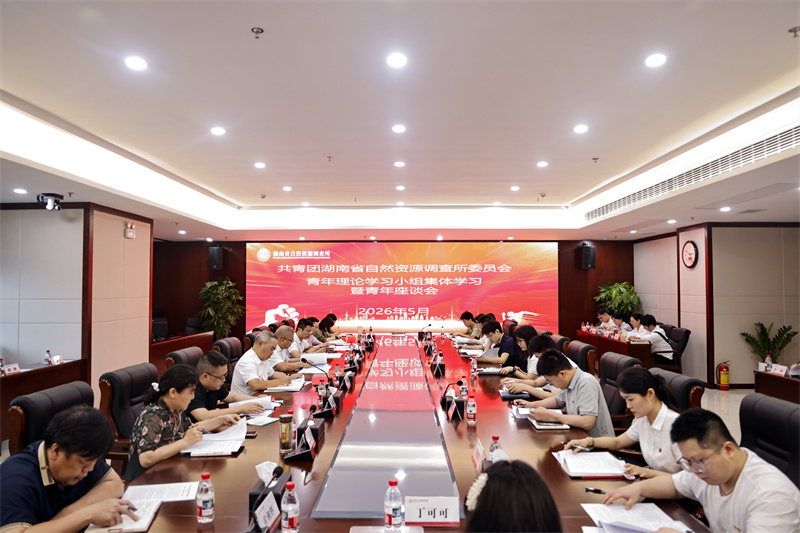 湖南省地质院资源所召开青年理论学习小组 集体学习暨青年座谈会